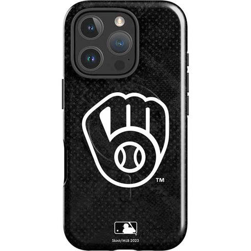 MLB Milwaukee Brewers Dark Wash iPhone 16 Pro Magsafe Impact Case